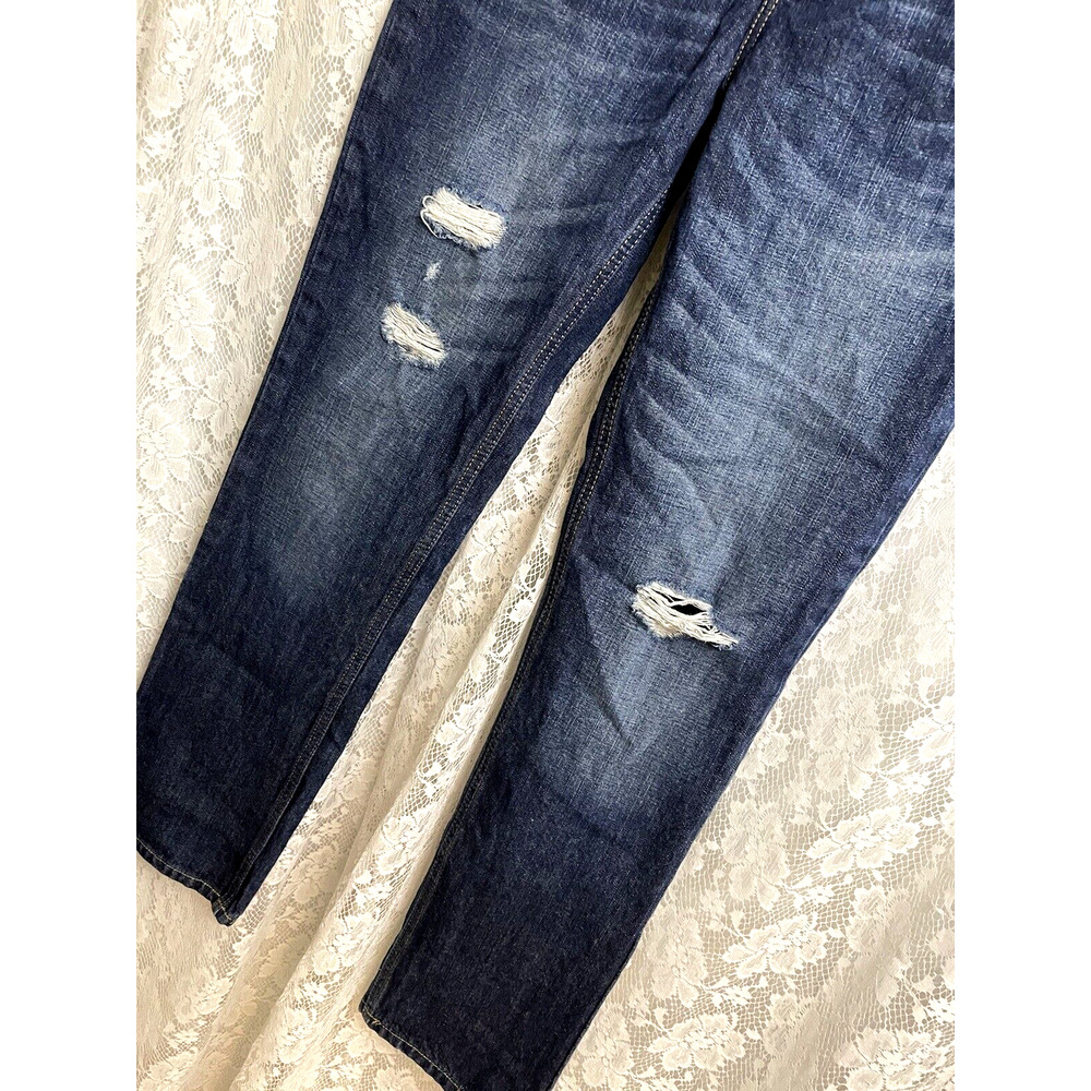 Women's Arizona Jean Co. Straight Leg Blue Jeans Stress 16 Regular PO